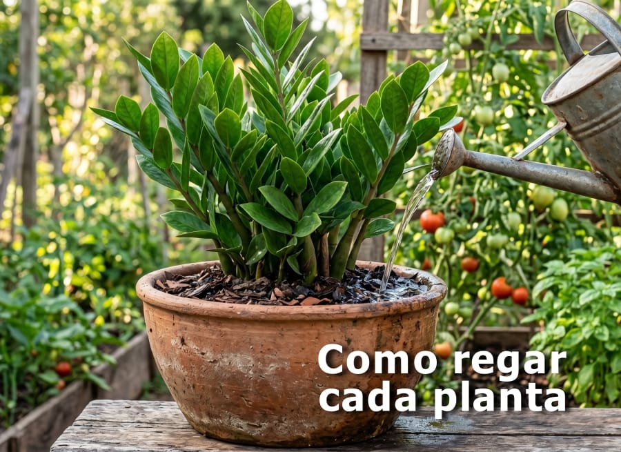 Quanto Regar Cada Planta: guia simples e prático para o seu jardim