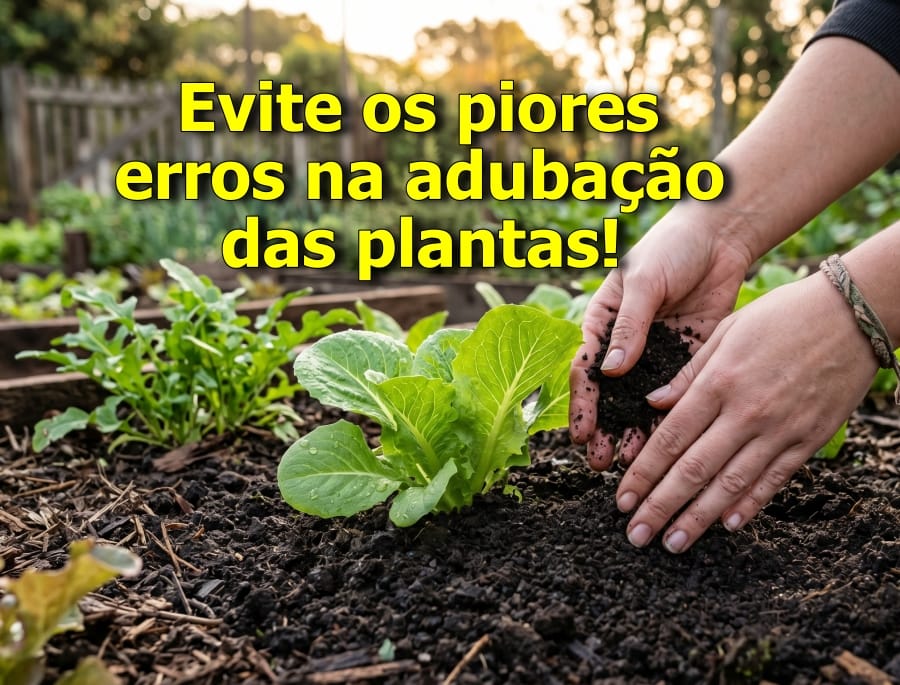 erros na adubação das Plantas