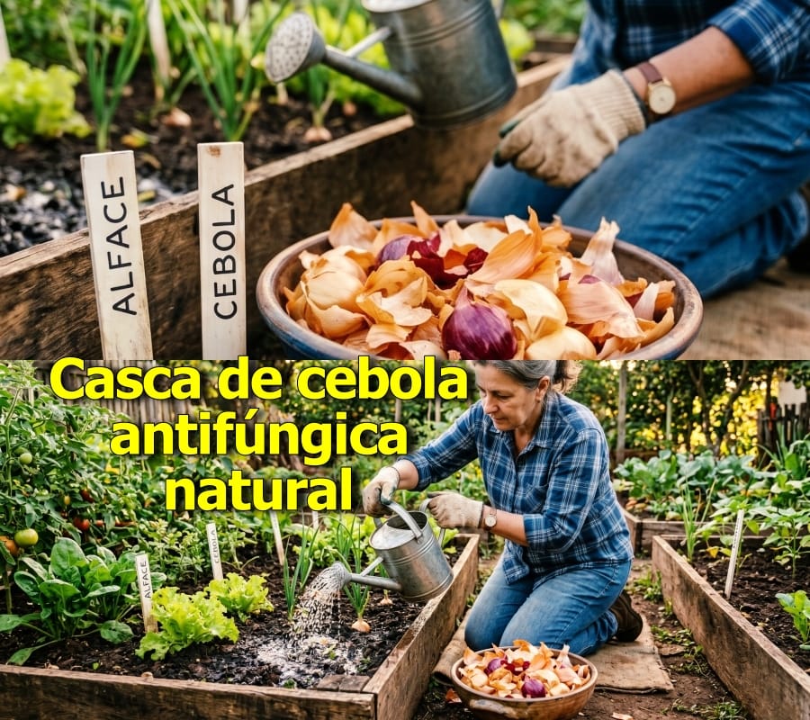 Casca de cebola: solução antifúngica