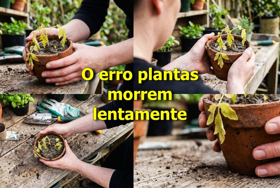 plantas morrem lentamente