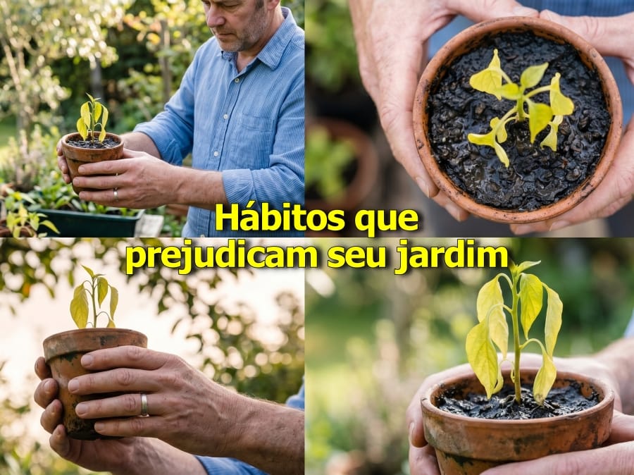 Hábitos que prejudicam seu jardim